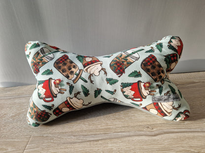 Leseknochen - Lesekissen -Nackenkissen - Buchstütze - christmas coffee